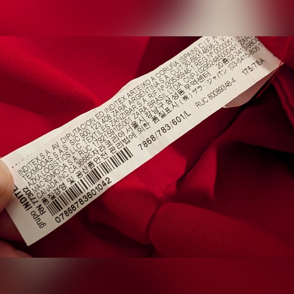 Zara High-Waist Tuxedo Trousers with Satin Waistband - Picture 8 of 14